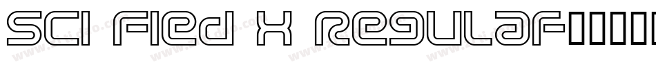 Sci Fied X Regular字体转换